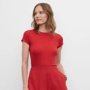 Club Monaco Red Bowee Tee